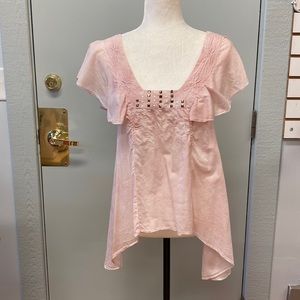 Free People Pale Pink Top- M